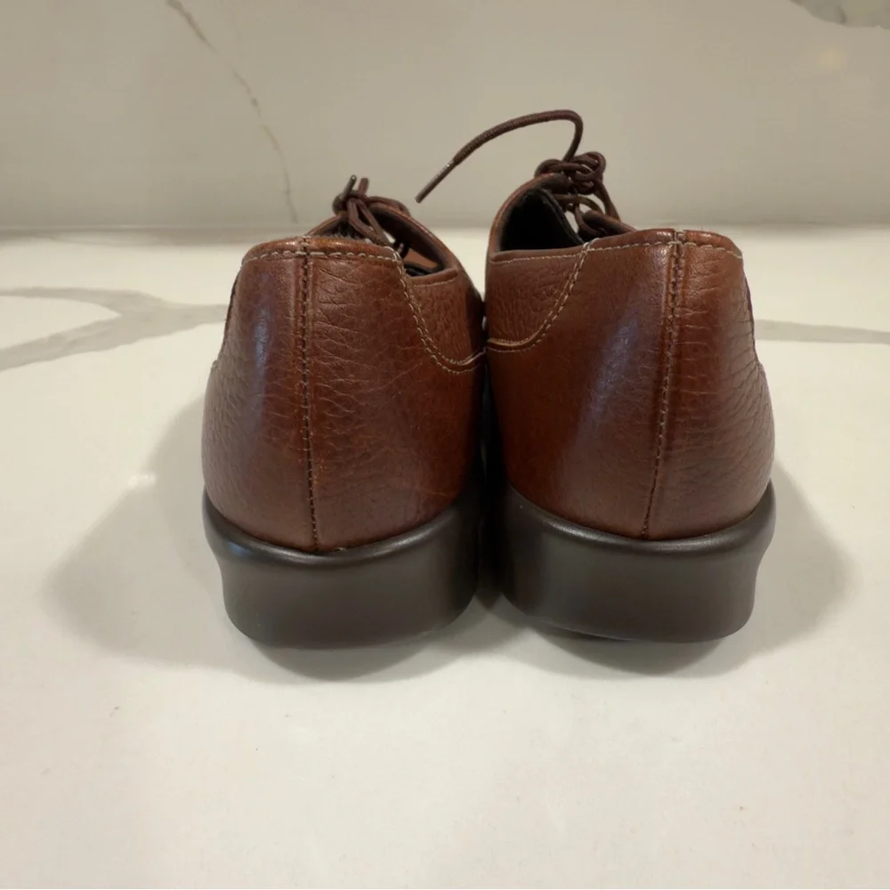 Sas Tripad Comfort Women’s Loafers Shoes Brown Lace Up‎ Moc Toe Low Top 7